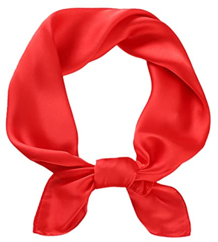 FAIRYGATE Damenschal Faux Seidenschal Seidentuch Bandana Halstuch Kopftuch Schal 70 x 70 cm Bunte A2309