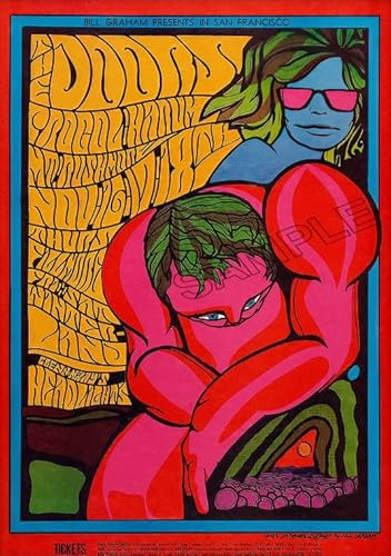 The Doors Poster Vintage Rock Band Heavy Metal Wall Art Picture A4