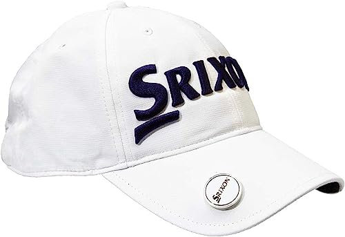 Srixon Ballmarker Cap Golfkappe 2023 weiß/schwarz, Schwarz , One size