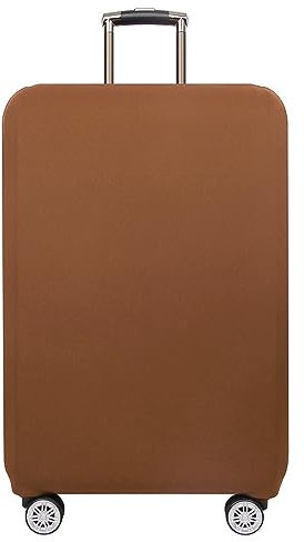 Frunimall Koffer Schutzhülle,Reise Kofferschutzhülle,Elastisch Kofferhülle,Luggage Cover,Kofferbezug,Gepäck Cover,Abdeckung Schutzhülle (Braun,L)