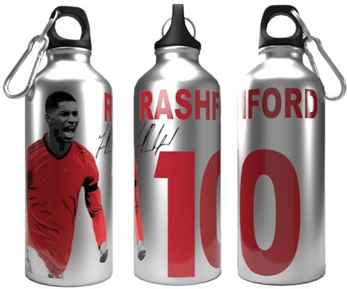Partisan United Bottle Rashford 2-Lid Aluminium 600ml Silver