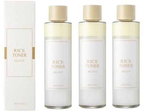 Rice Facial Toner, Rice Deep Hydrating Essence Toner, Deep Repair Skin Care Essence, Verkleinert die Poren, strafft und mildert den Teint der Gesichtshaut