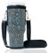 FLWVOG Bling Stanley Bechertasche, Stanley Geldbörse, Wasserflaschenhalter mit Gurt, Stanley Getränkehalter mit Handyfach für Stanley 1,2 l (schwarz)