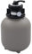 LAPOOH Pool-Sandfilter mit 4-Wege-Ventil, Sandfilteranlage Pool, Poolpumpe, Poolfilter, Sandfilter, Sandfilterpumpe Für Pool, Pool Filtersand, Grau 350 mm