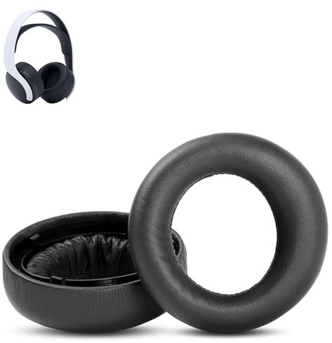 Aggiornato/Professionale Replacement Earpads per Pulse 3D Compatibile con Sony Playstation 5 Pulse 3D PS5/Sony PS4 CUHYA-0080 New Version 2018 Wireless Cuffia (Pelle proteica & Schiuma memory)