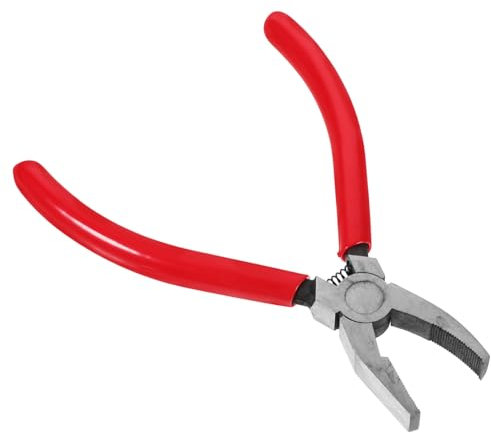 ULTECHNOVO Pinze Per Rompere Strumento Per Vetrate Colorate e Design Ganasce Curve Per Taglio Preciso Senza Frammenti