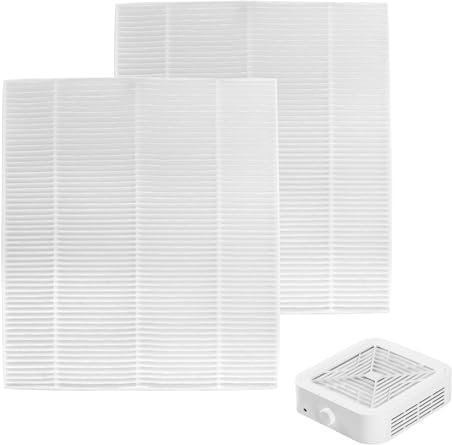 CGBE Nail Dust Collector Replacement Filter, 2 Pack Specially Designed for CGBE, Same Quality as The Original, Easy to Clean, Professional Filtering Performance, Ideal for Nail Studios