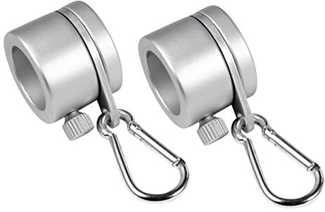 BCOATH 2stücke Fahnenmast-Clip Set Mit Drehbarem Ring Fahnenmasten Ersatz Für Alte Oder Kaputte Befestigungen Karabiner Included
