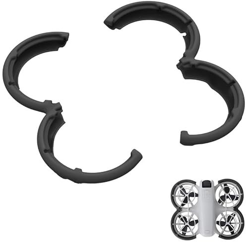 LOKYOYO Protezione per elica per drone DJI Neo, protezione antiurto antiurto per DJI Neo Fly e altri accessori combinati (set di protezioni per eliche nere)