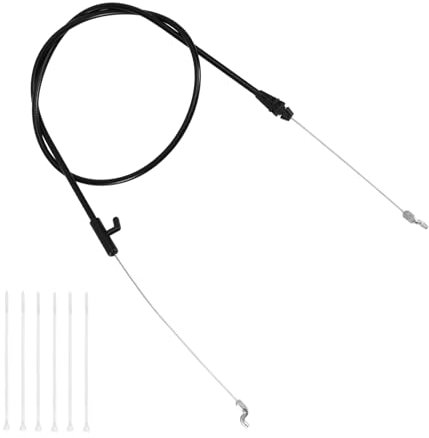 Gosknor 130cm Cable de Control 946-04661A para Cortadora de Césped a Gas Autopropulsada 21 Pulgadas Compatible con Troy Bilt TB110 TB230 Craftsman MTD Yard Machine, Cable Acelerador 746-04661A