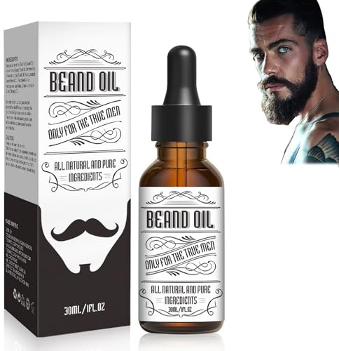 Rostblant Bartwuchs-Öl, Bartwuchs-Ätherisches Öl Bartwuchs, Männer-Haarwuchs, Bartöl Männer-Gesundheit Bartwuchs, nährendes Haar Perfekte Geschenke