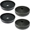 Beaufan 4er Pack CBCF003, aktiver Kohlefilter, kompatibel mit den Modellen der Dunstabzugshauben von Ciarra CBCS6/9102, CBWC/B6736N, CBCS9301 und CBCS4820