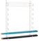 OLYCRAFT Acryl-Trommelstock-Halter für 8 Paar Drumstick-Präsentationsständer, transparenter Drumstick-Organizer, Wandmontage, Stickhalter für Schlagzeug-Sets, Zauberstäbe und Lichtschwerter, Display