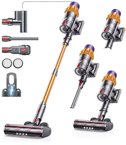 BUTUR VC80 550W/45000Pa Cordless Vacuum Cleaner, Powerful Stick Vacuum with 1.5L Dust Container, Removable Battery, Handheld Vacuum for Carpets, Hard Floors and Pet Hair
