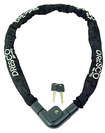 Dresco 5250202 Kettenschloss 120 cm Durchmesser 7 mm mit 2 Schlüssel