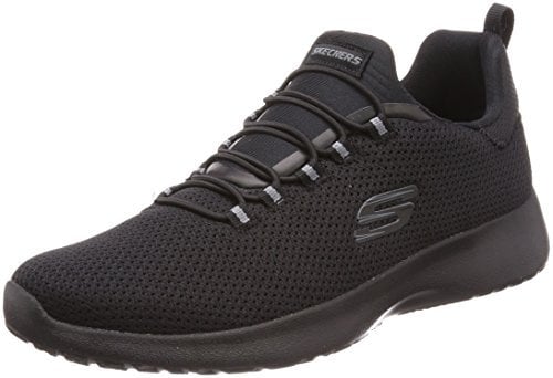 Skechers 58360-bbk_42.5, Zapatillas Deportivas Hombre, Negro, Gris, EU