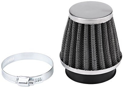 Filtro di Aspirazione dell'Aria, Aramox Filtro Aria Aspirapolvere Moto Universale Motocicletta Aspirazione Aria Moto Filtro Aria con Ingresso Motore 42/48/50 / 60mm(50mm)