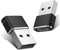 BASESAILOR USB to USB C Adapter 2Pack,Type C Female to A Male Power Adapter for iPhone 16 Pro Max Plus 12 13 14 15,Airpods,iPad 9 10 Air 4 5 Mini,Samsung Galaxy Note 20 S22 S23 S24,Google Pixel 7