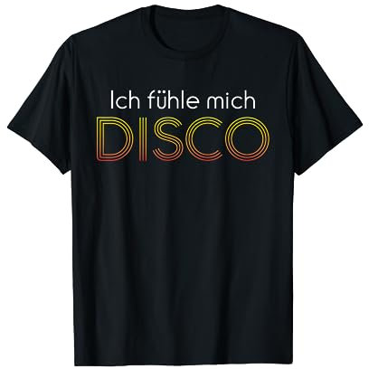 Ich fühle mich disco I DJ Headset Kopfhörer Vinyl Party T-Shirt