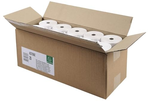 20 Spulen Thermopapier, BPA-frei, Breite: 80 mm/Durchmesser: 70 mm