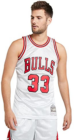 Mitchell & Ness M&N NBA Swingman Jersey 2.0 CHI. Bulls - Scottie Pippen #33, White