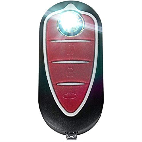 + Logo Schlüsselgehäuse 3 Tasten Fernbedienung kompatibel mit Alfa Romeo Mito Giulietta