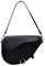 ZGBQ Damen Achsel Sattel Tasche All-Match Schulter Tasche Handtasche Bote Tasche Magnetisch Taste Mit Breit und eng 2 Schulter Gurte (Schwarz)…