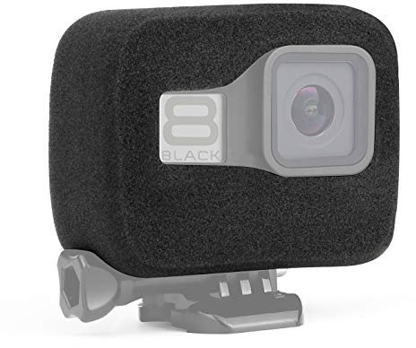 SOONSUN Windslayer Cover per GoPro Hero 8 Nero Custodia Telaio Video Riduzione del Rumore Accessorio