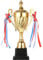 NUOBESTY Gold Award Trophy Cups First Place Winner Award Trophies Metal Medals For Big Spelling Bee Competitions Prizes Basketball Game 35. 5CM