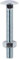 TIMCO Boulons de carrosserie DIN603 et écrou hexagonal DIN934 Argenté – M8 x 180