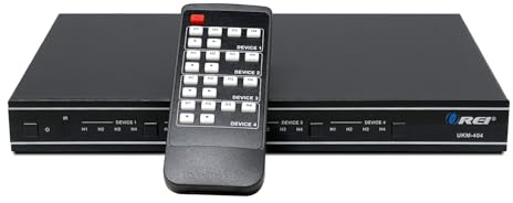 USB 3.0 4x4 Matrix Peripheral Sharing Switch by OREI, Share 4 USB Devices with 4 Different Computer Hosts PC, Printer, Scanner, Mouse, Keyboard, Mulitiple Displays Monitor - IP/Remote Control