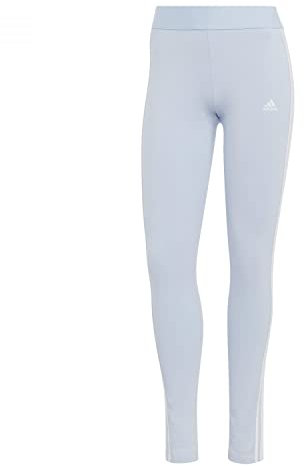 ADIDAS W 3S Leg, Leggings Donna, Blue Dawn/White, L