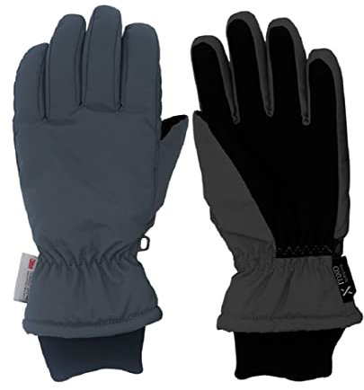 maximo Thermo Fingerhandschuhe Strickbündchen anthrazit Gr 4 (7-8 Jahre) 18103-349500