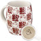 6vibes Mug Molang en Porcelaine 400ml - Avec Motif Coréen Loving - Tasse à Café et Thé Joyeuse Avec Jolis Motifs Molang et Piupiu - Grande Tasse Comme Cadeau