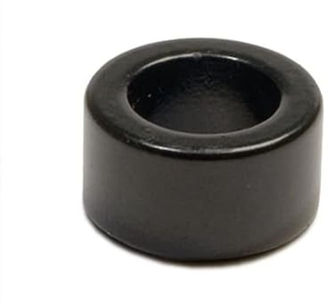 Ringmagnete Neodym, ø 9,4 mm, ø i. 6 mm, h = 5 mm, N 42, 4 Stück, Schwarz
