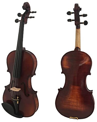 KERREY professionelles Violine Braune Handgefertigte Violine Mit Fichtendecke, Ahornboden Und -zargen, Performance-Typ, Professionelles Violin-Set (Color : 1/2)