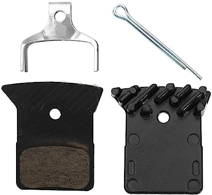 Create idea Disc Brake Pads Replacement Compatible with Shimano L02A L03A L04A L05A L04C K02S Cooling Fin Disc Brake Pad Motorbike Accessories