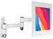Mount-It! Anti-Theft Tablet Kiosk Wall Mount Compatible with iPad 10, 9, 8, Pro 10.5, Air 10.5, Locking Kiosk for iPad, Lockable Secure Steel Full Motion Arm Wall Mounted Enclosure, White