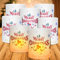 Yotako 12 Pcs Windlicht Tischdeko Weihnachten Set, Deko Tisch Windlichter Mit Schön Dass Du Da Bist, Indoor Outdoor Party für Teelichter Kerze Dekoration