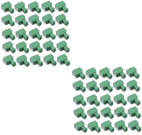 JECOMPRIS 100 Stk Terminal kunststoffclips kunstoffclips elektrisches Zubehör Klemmleiste mit geradem Stift stoßverbinder rechtwinkliger Leitungsanschlussstecker Klemmleistenanschlüsse Chip