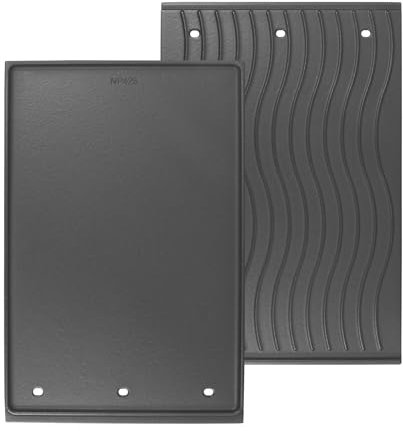 BBQ-PLUS 56425 Reversible Grillplatte Ersatzteil für Napoleon Rogue 425 625 Gusseisen Grillpfanne Platte Zubehör für Rogue XT 625 XT 425 XT 425 SIB Se 425 RSIB Freestyle 425 Serie