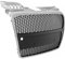 Kompatibel mit A4 B7 04-09 Waben Grill Kühlergrill Sport Front Grill Schwarz Chrom für PDC