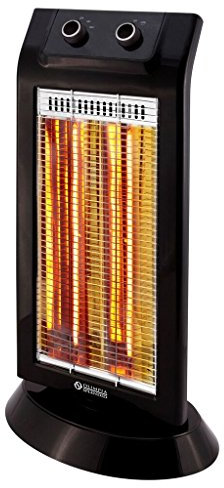 Olimpia Splendid 99579 Carbon Black Stufa a Infrarossi 1100 W, 220-240 V, Nero (Ricondizionato)