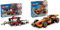 LEGO City F1 Boxe e Crew con Giocattolo Auto Ferrari + Pilota F1 con Minifigura Pilota di Auto da Corsa McLaren per Ragazzi e Ragazze o Fan di Motorsport Adulti 60443 + 60442