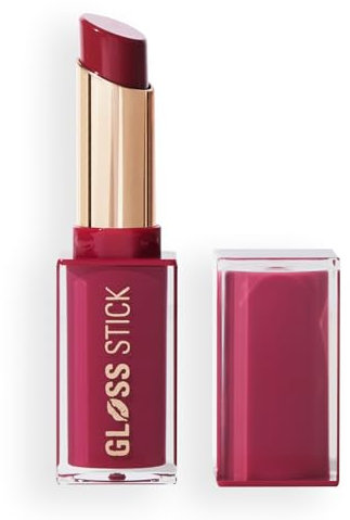 Revolution Pout Lip Gloss, Pigmented High Shine Formula with Hyaluronic Acid & Vitamin E, Vegan & Cruelty-Free, 3g, Sour Berry