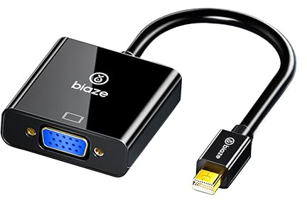 biaze VGA auf HDMI Adapter Kabel, 1M HDMI-zu-VGA Konverter-Kabel, Full HD 1080P SVGA Konverter für Desktop, Projektor, HDTV, Raspberry Pi, Roku, Xbox usw
