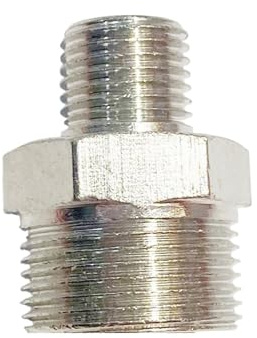 M8 M10 M12 M14 M16 M18 M20 Metric to 1/8'' 1/4'' 3/8'' 1/2'' BSPP Male Thread Brass Pipe Fitting Reducing Adapter Connector(M14x1,1/2)