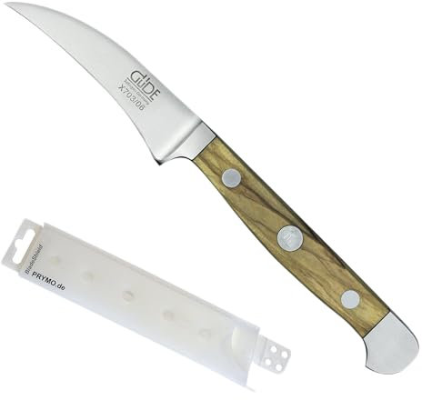 Güde Alpha Olive Schälmesser 6 cm inkl. PRYMO.de® Klingenschutz