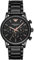 Emporio Armani Uhr für Herren , QuarzChronographenwerk, 43mm Schwarzes Keramikgehäuse mit Keramikarmband, AR1509