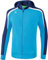 ERIMA Kinder Jacke Liga 2.0 Trainingsjacke mit Kapuze, curacao/new navy/weiß, 164, 1071846